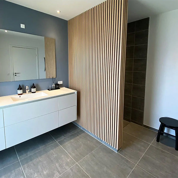 FibroTech akustikpanel UNIKA 22x605x2440 mm - light oak