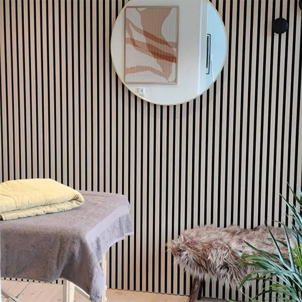 FibroTech akustikpanel UNIKA 35 mm 22x605x2440 mm - light oak