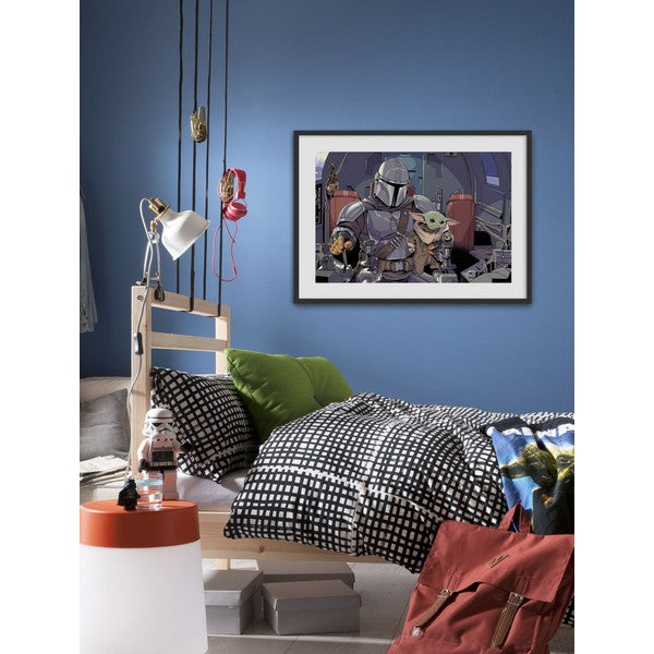 Plakat Star Wars Mandalorian Barnet Cockpit - 40x50 cm
