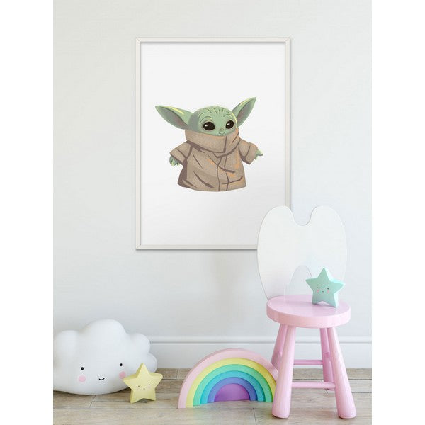 Plakat Star Wars Mandalorian Barnet Cutie - 50x70 cm