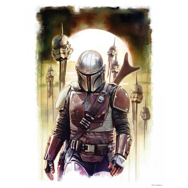 Plakat Star Wars Mandalorian Impaler - 50x70 cm