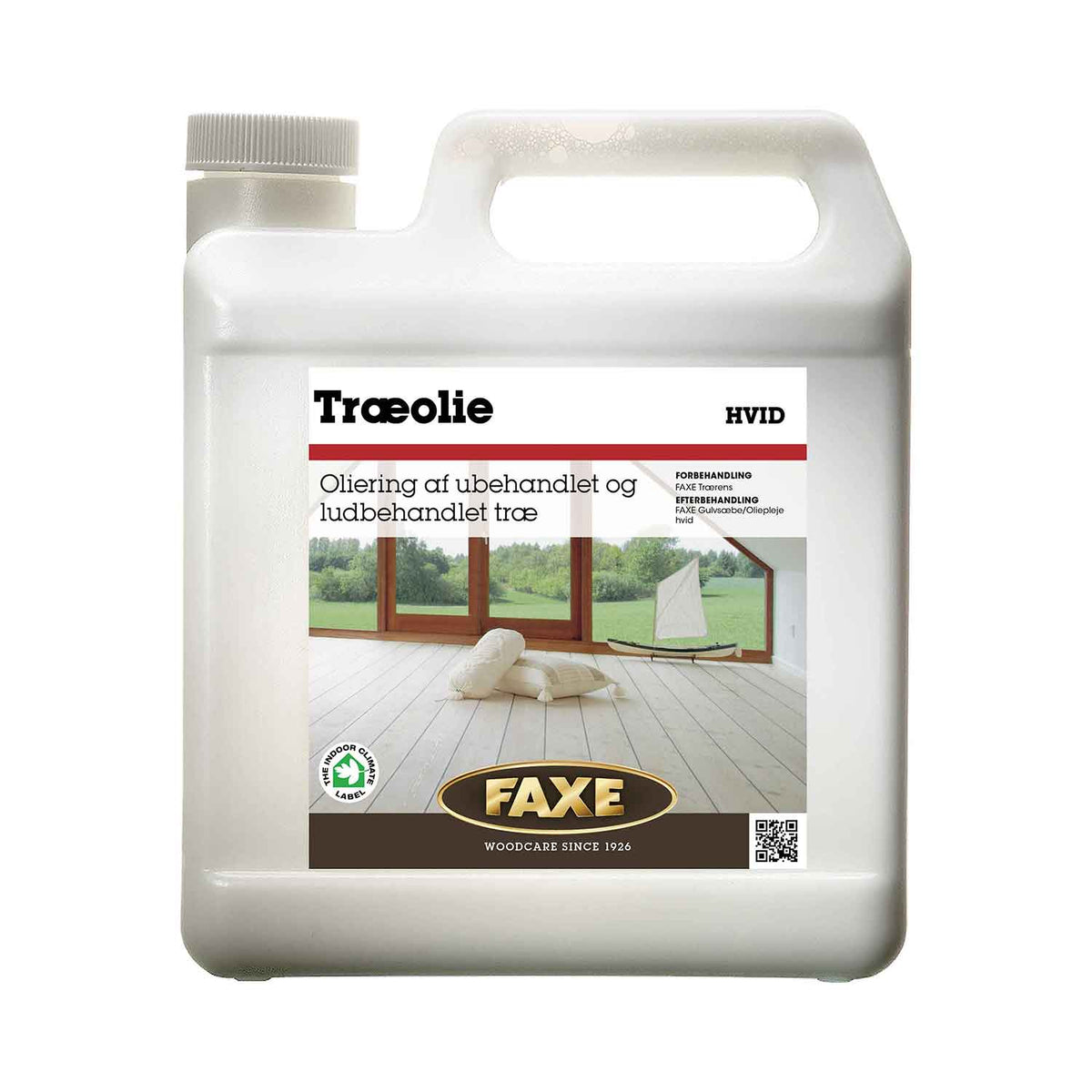 FAXE Træolie hvid