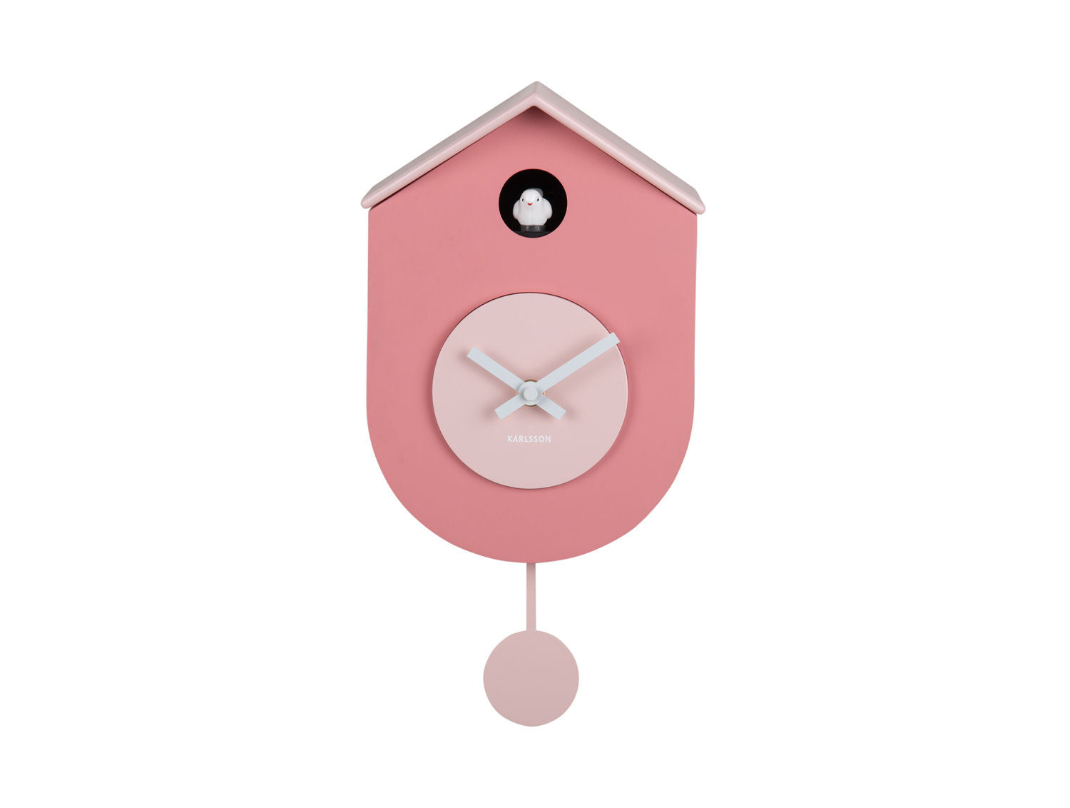 Karlsson Vægur Grato Cuckoo tan rose m. blød pink