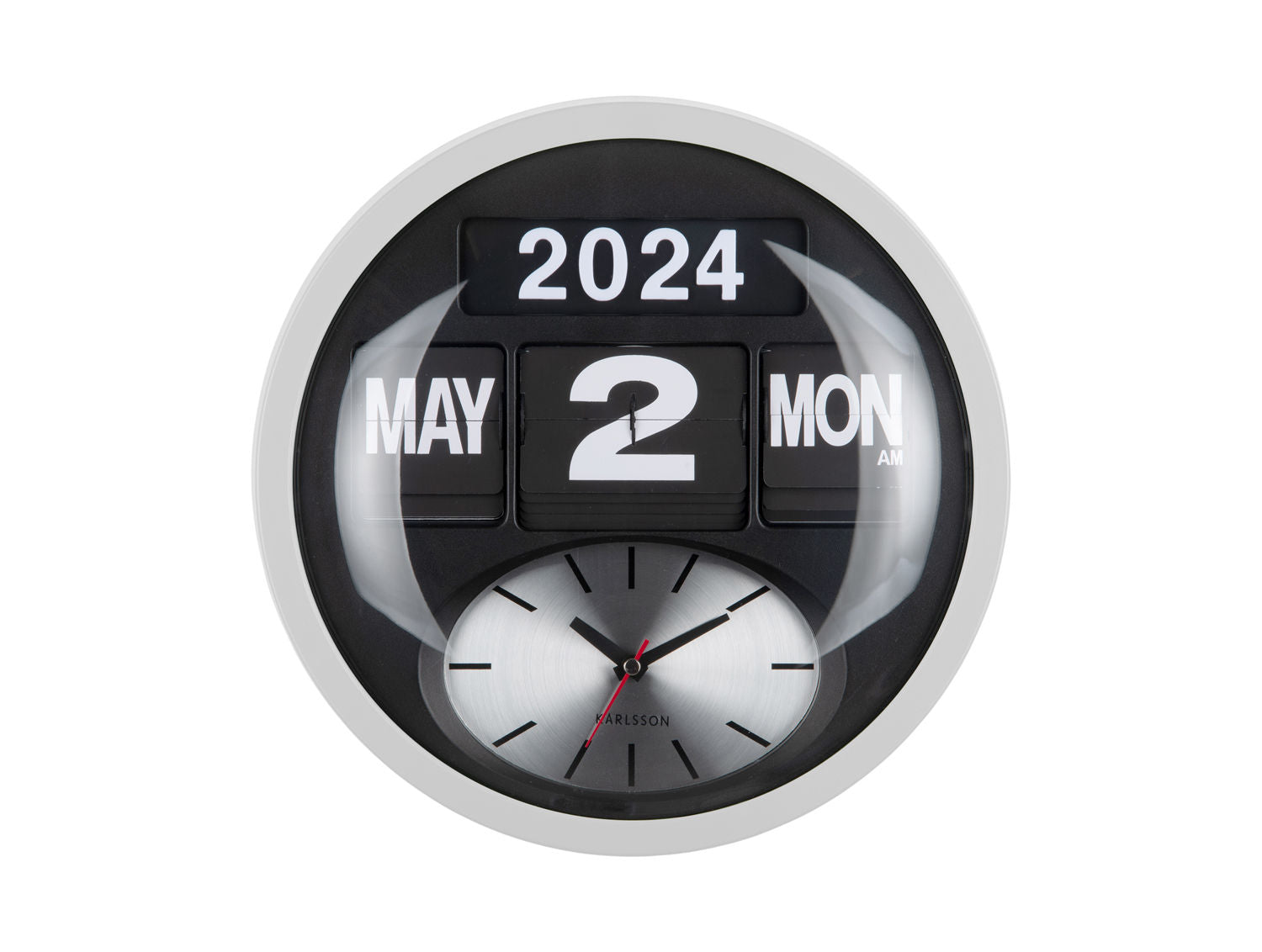 Karlsson Wall clock Round Flip white