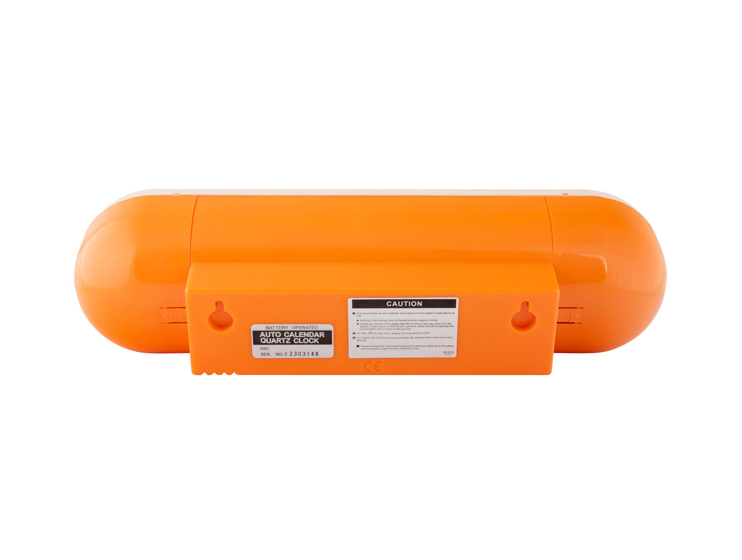 Karlsson Vægur Tube Flip orange