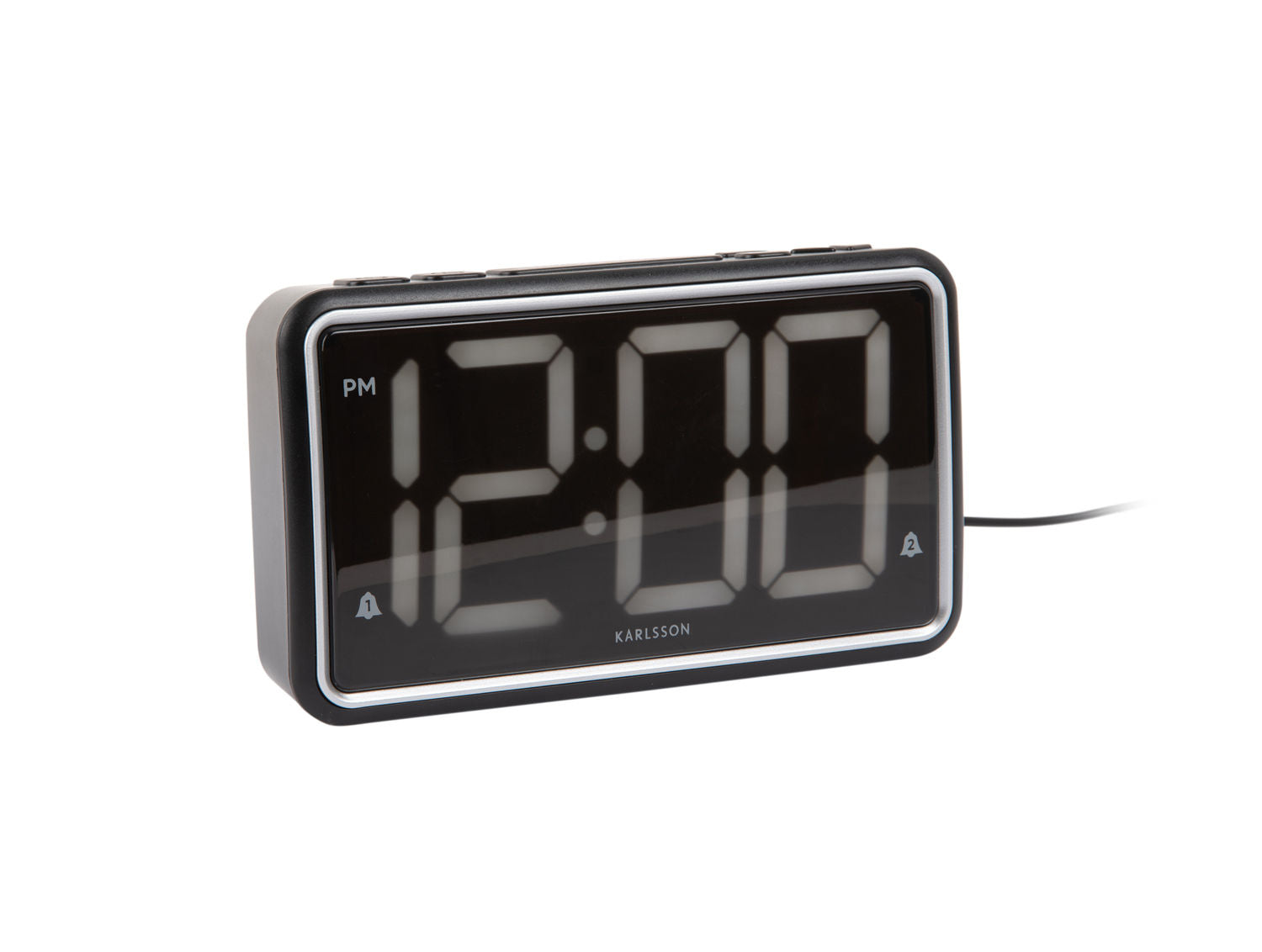Karlsson Alarm clock New Retro black