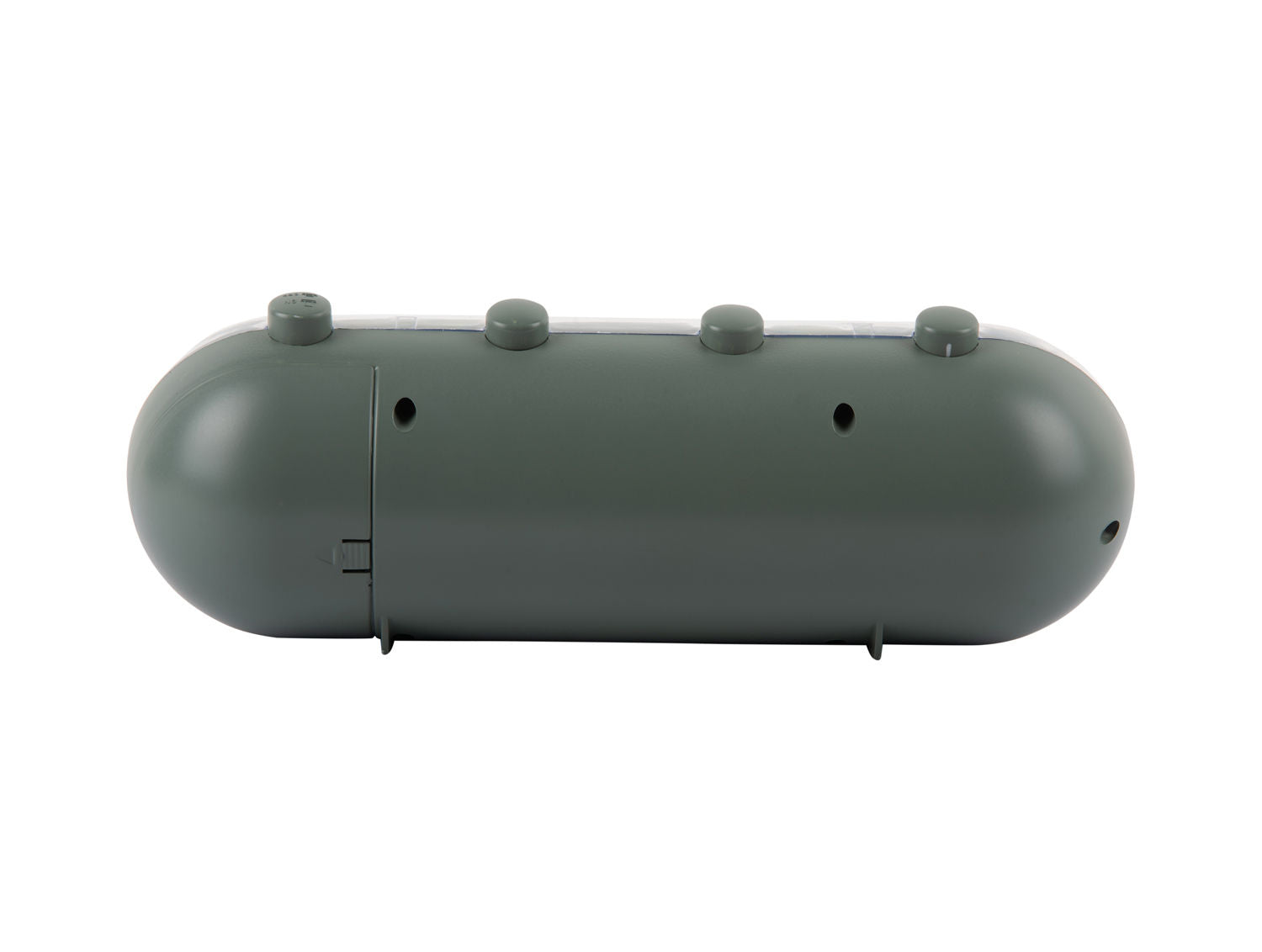 Karlsson Alarm clock Retro Tube Calendar Flip jungle green