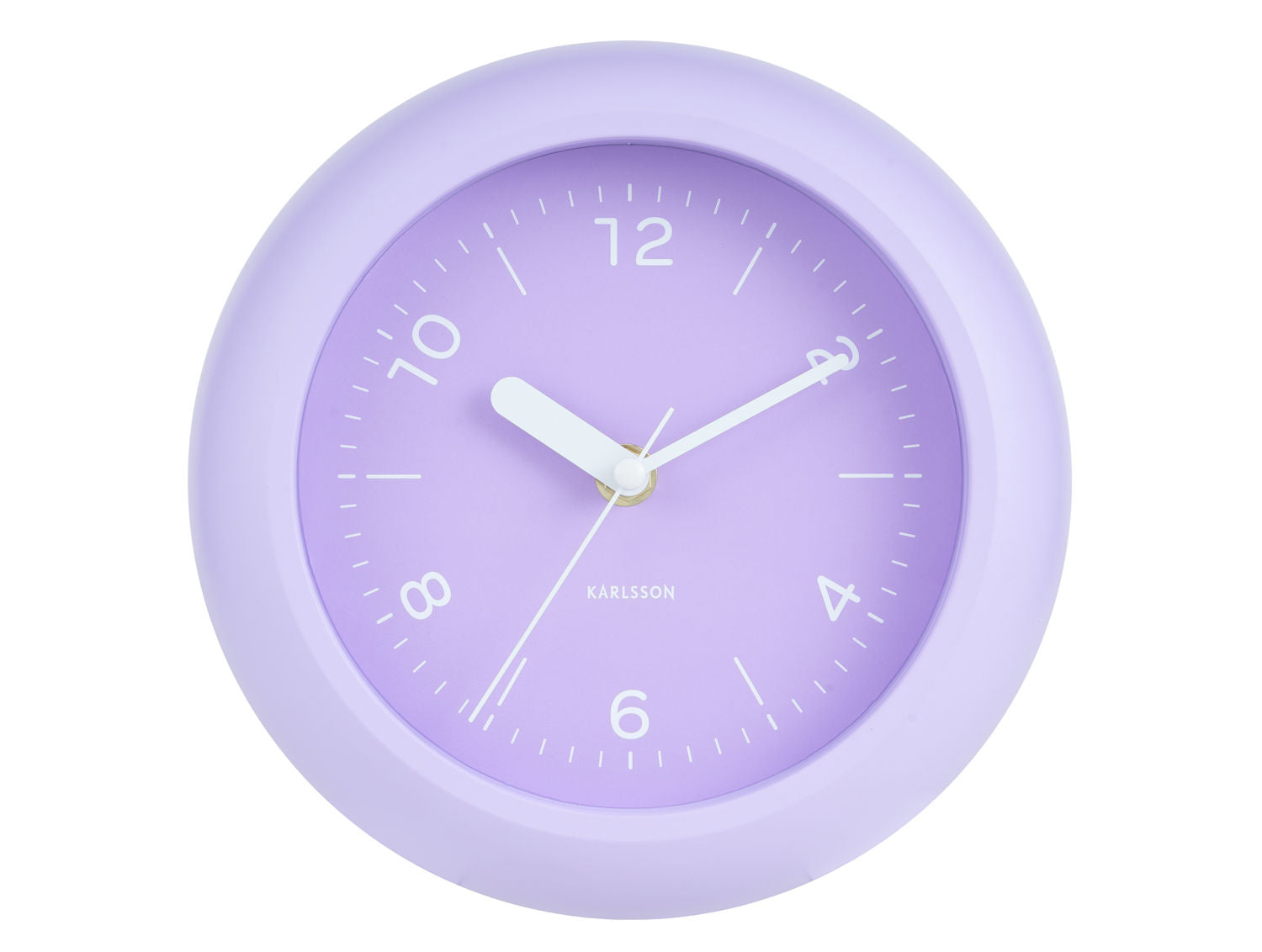 Karlsson Wall clock Slope soft purple