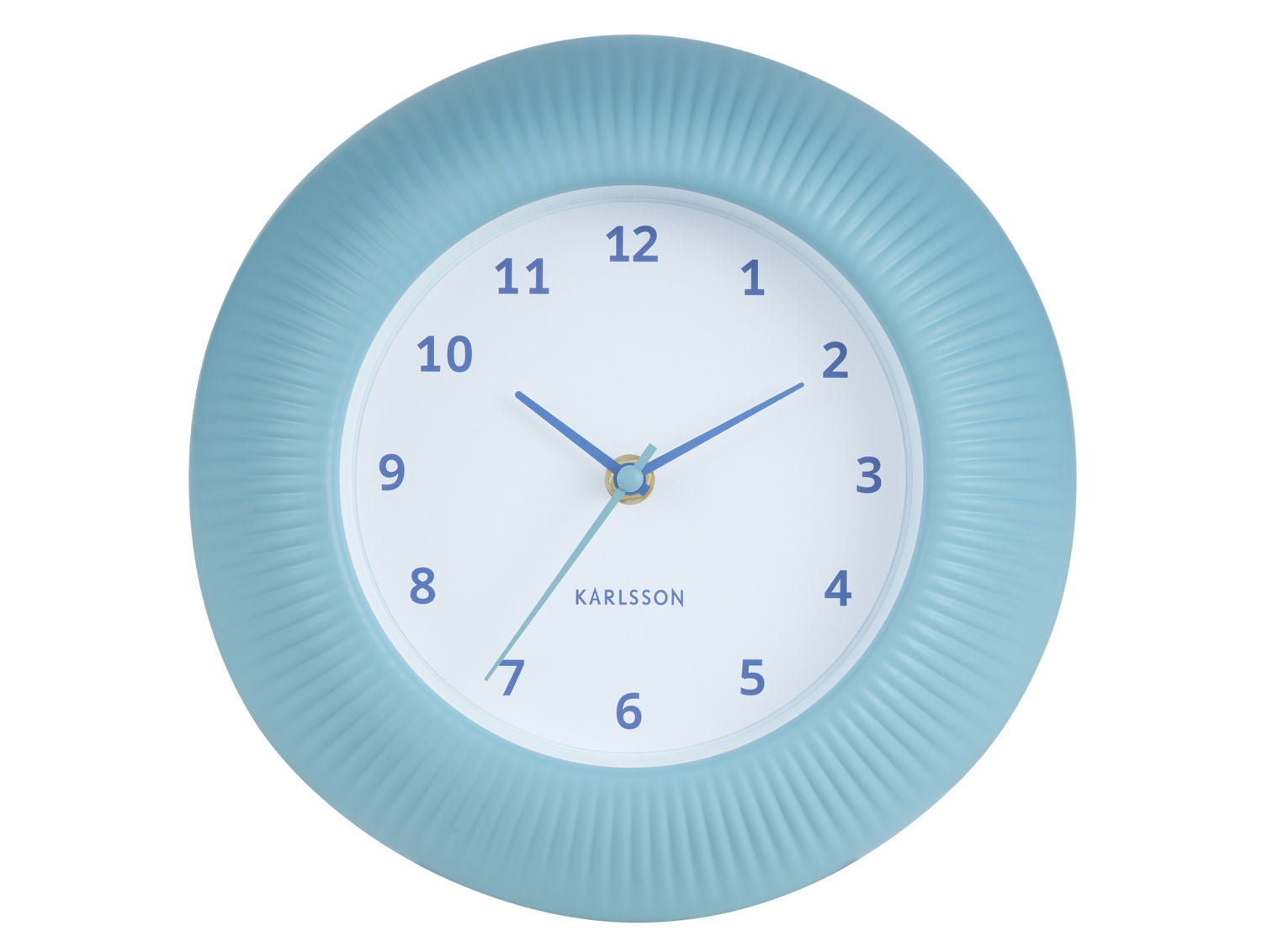 Karlsson Wall clock Tender Rib misty blue