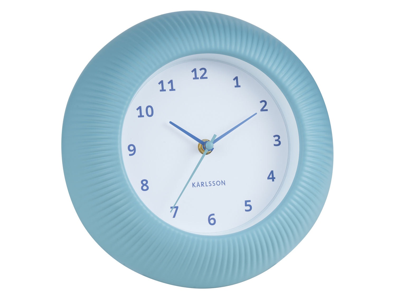 Karlsson Wall clock Tender Rib misty blue