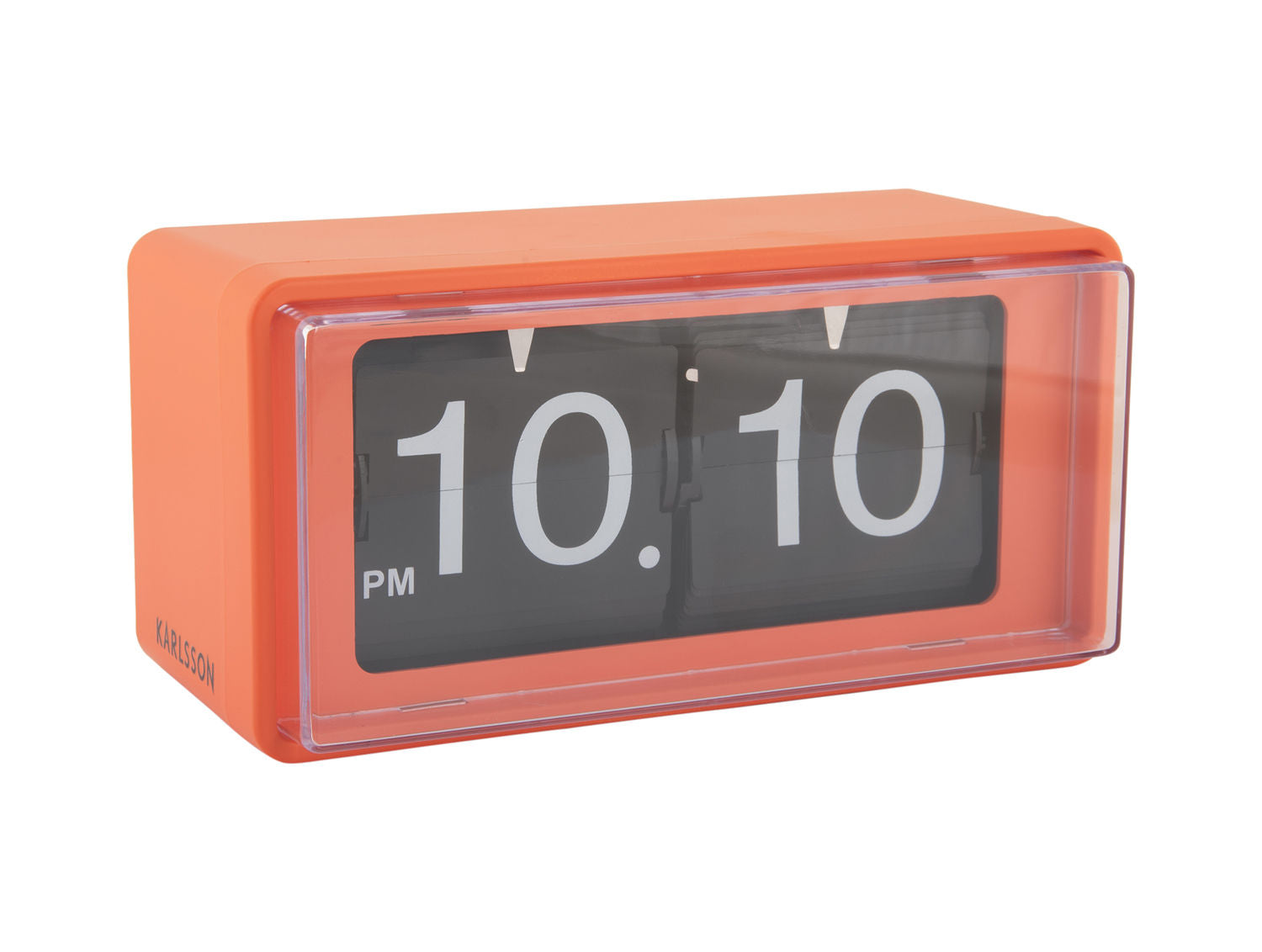 Karlsson Væg-/bordur Retro Boxed Flip lys orange