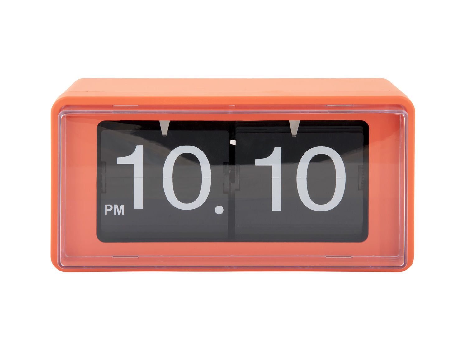 Karlsson Væg-/bordur Retro Boxed Flip lys orange