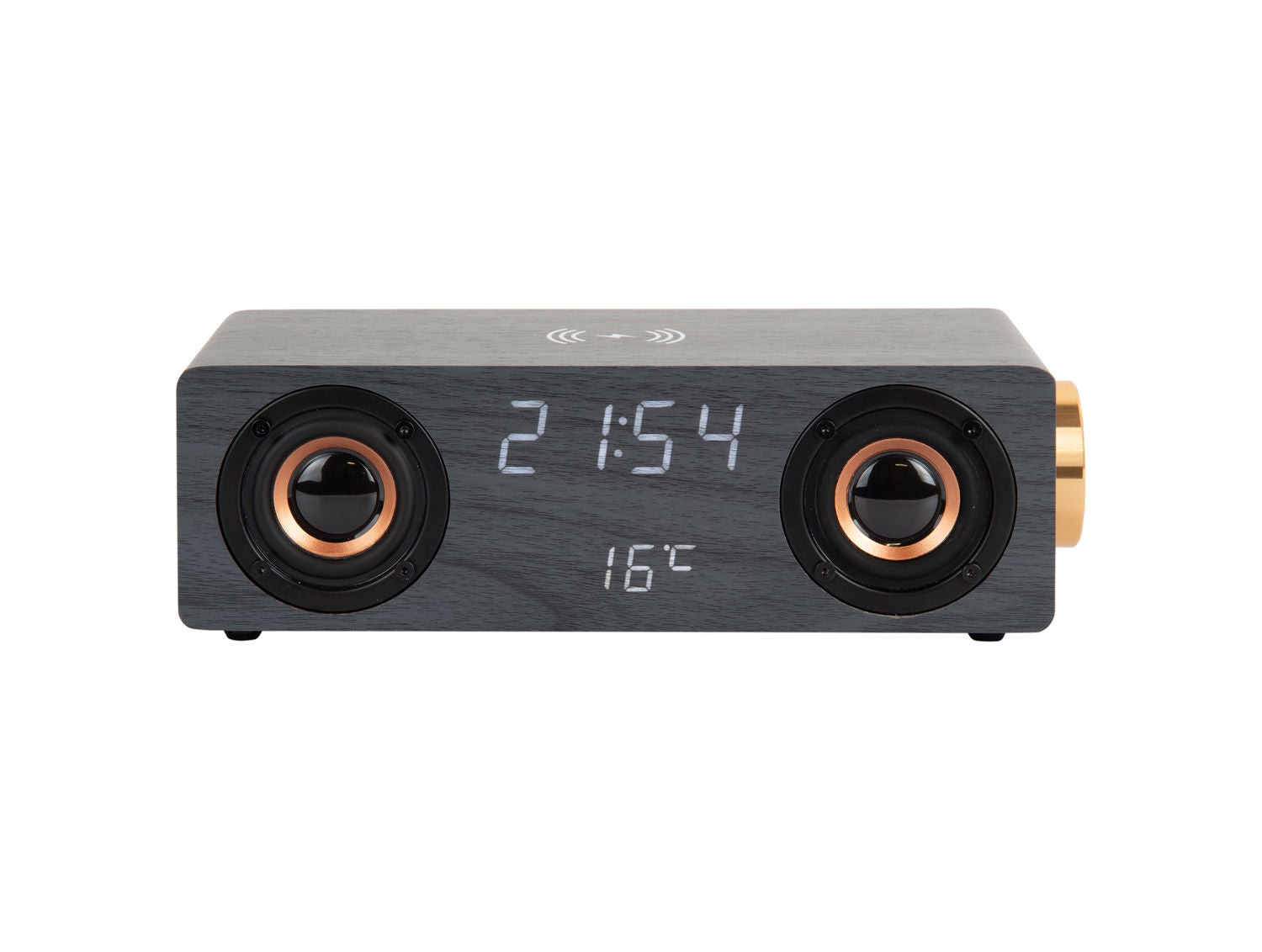 Karlsson Alarm clock Classic BT speaker Radio w. phone charger black