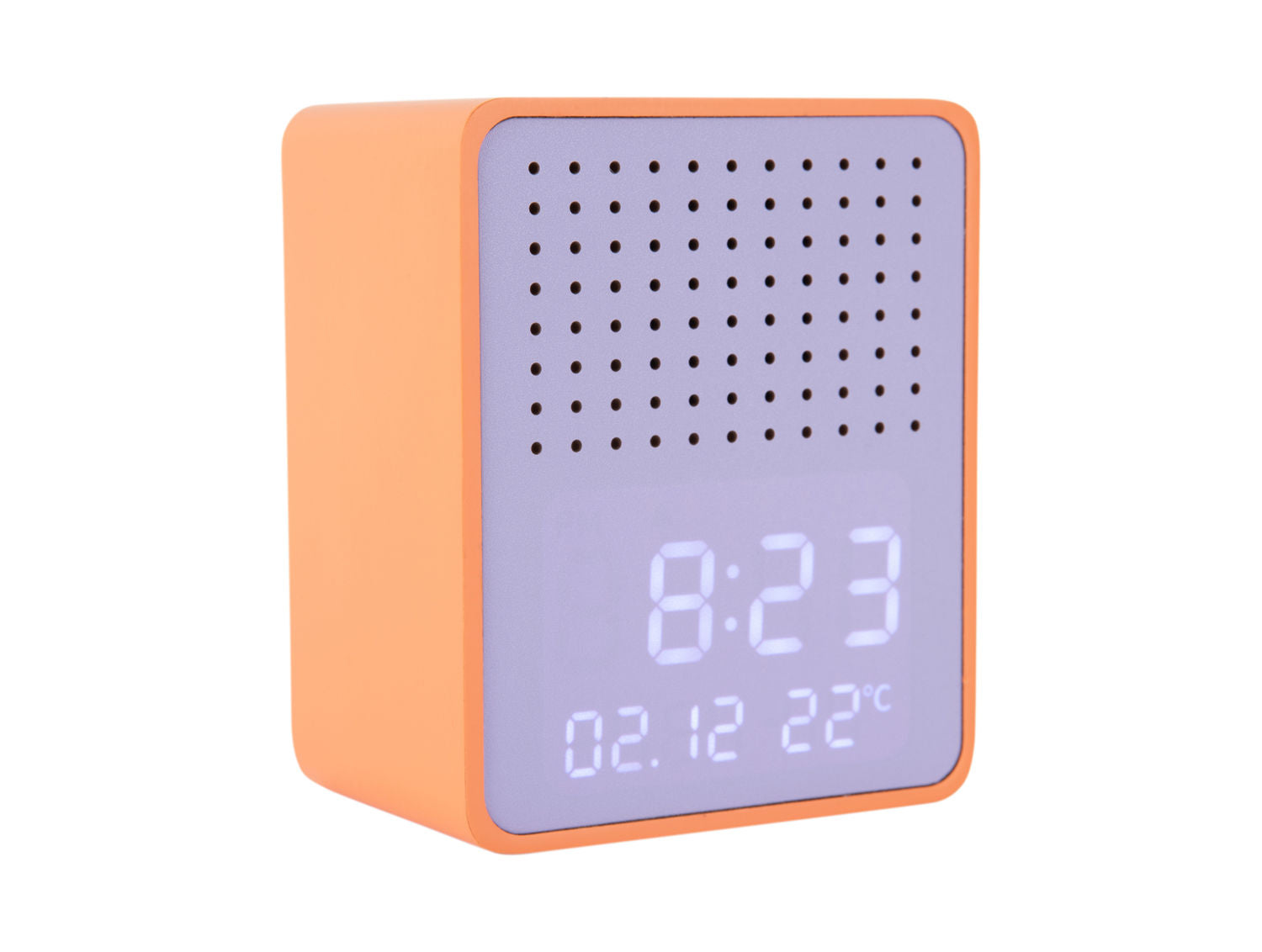 Karlsson Vækkeur Funky Vibes blue tooth højttaler lys orange m. lilla