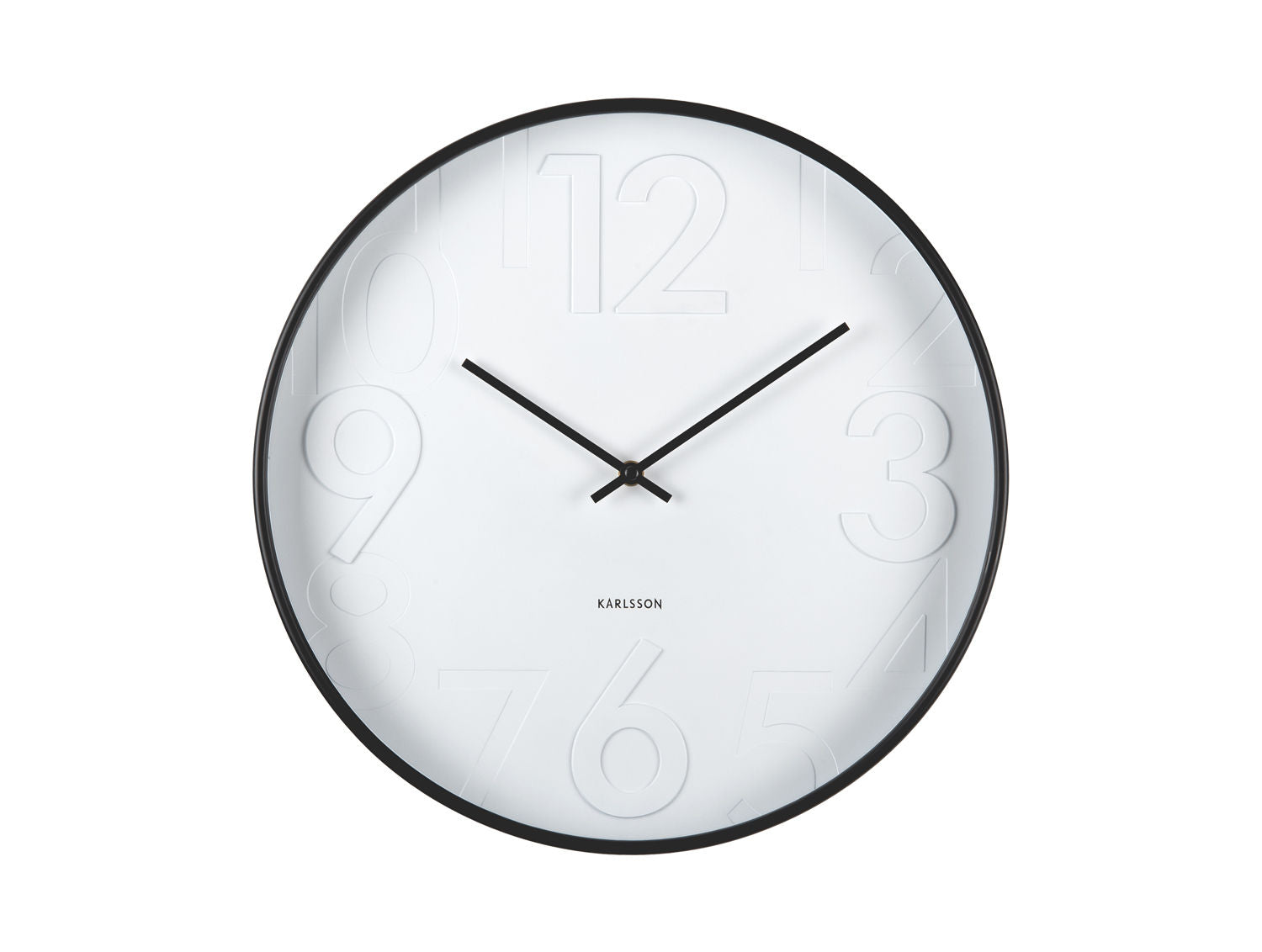 Karlsson Wall clock Ayuno black