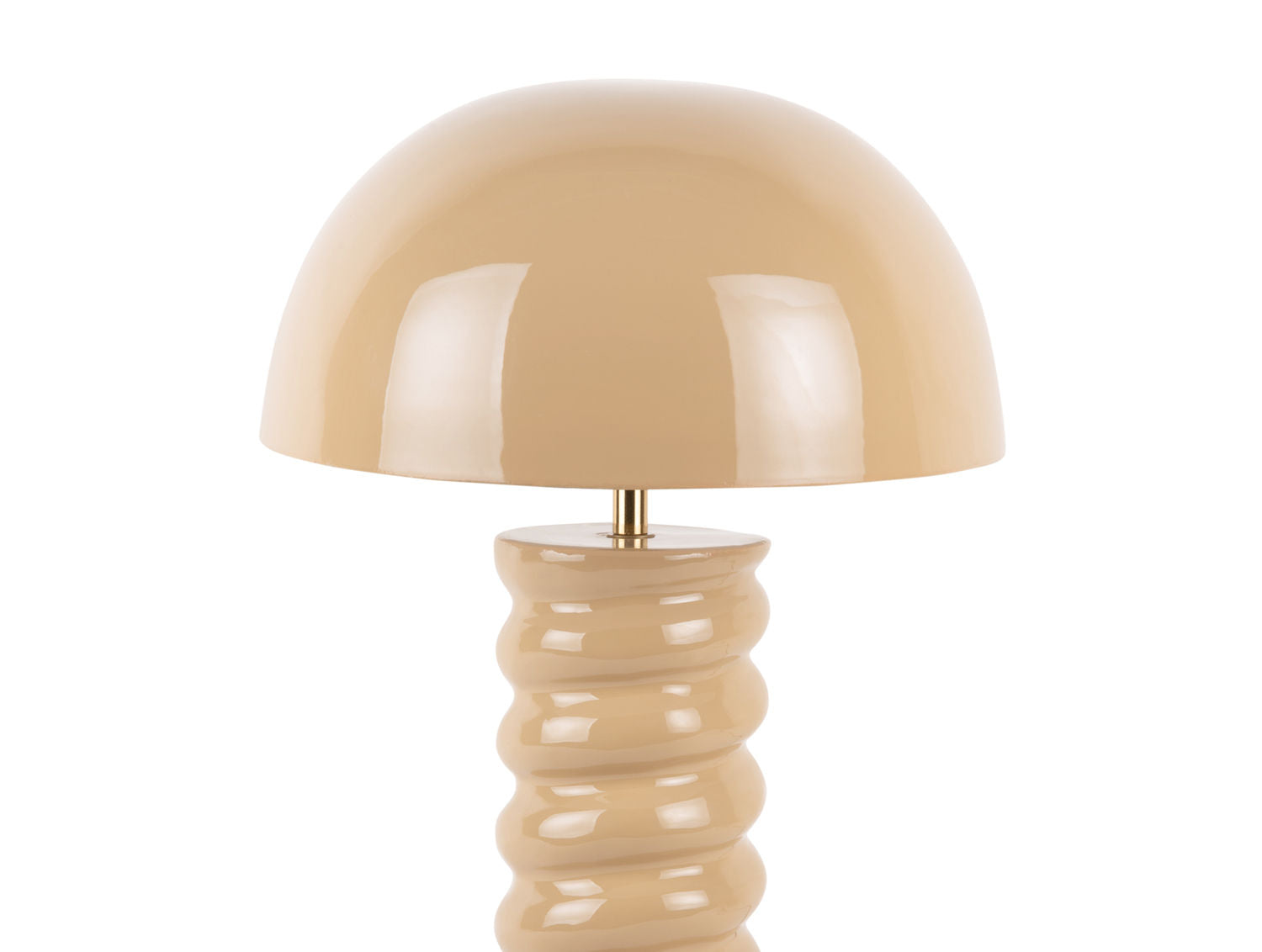 Leitmotiv Bordlampe Gracio emalje blød brun