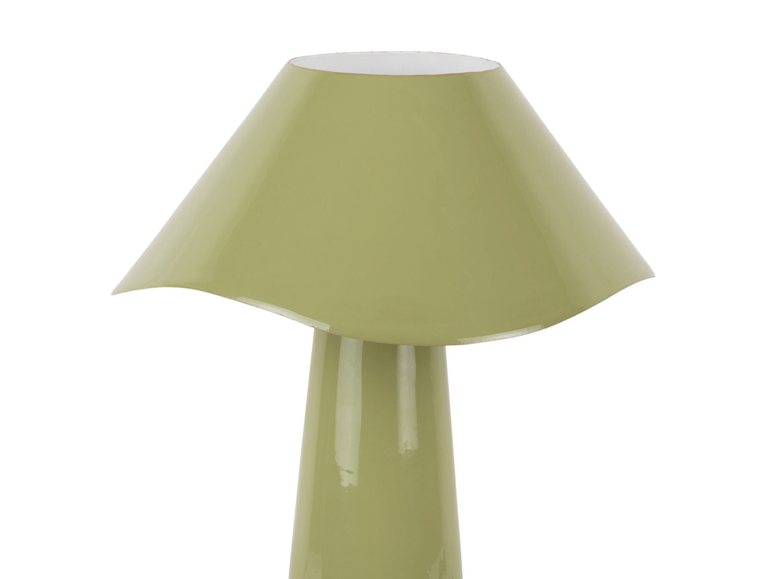 Leitmotiv Table lamp Ameno enamel green tea
