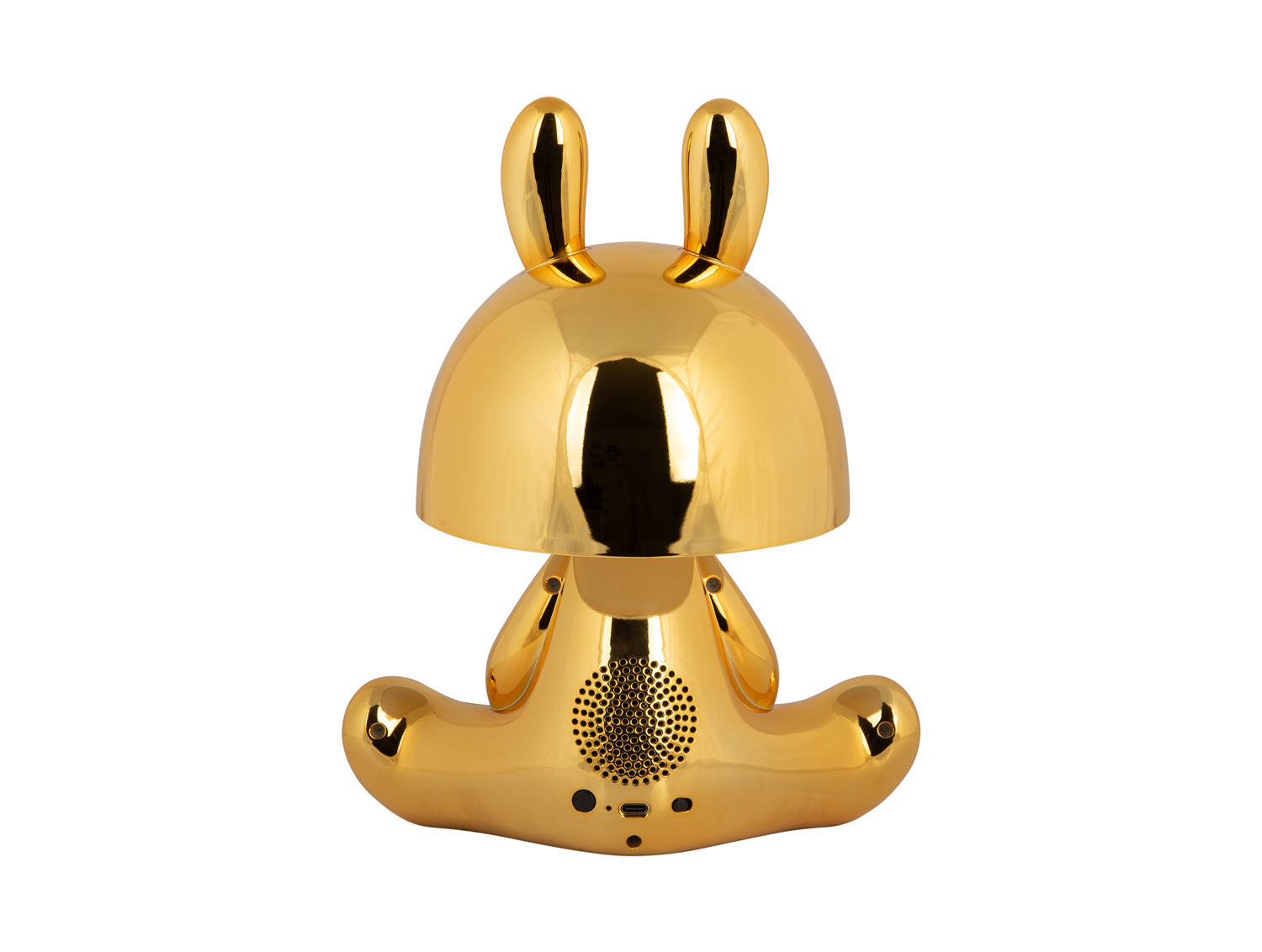 Leitmotiv Bordlampe Bunny LED m. bluetooth højtaler forgyldt