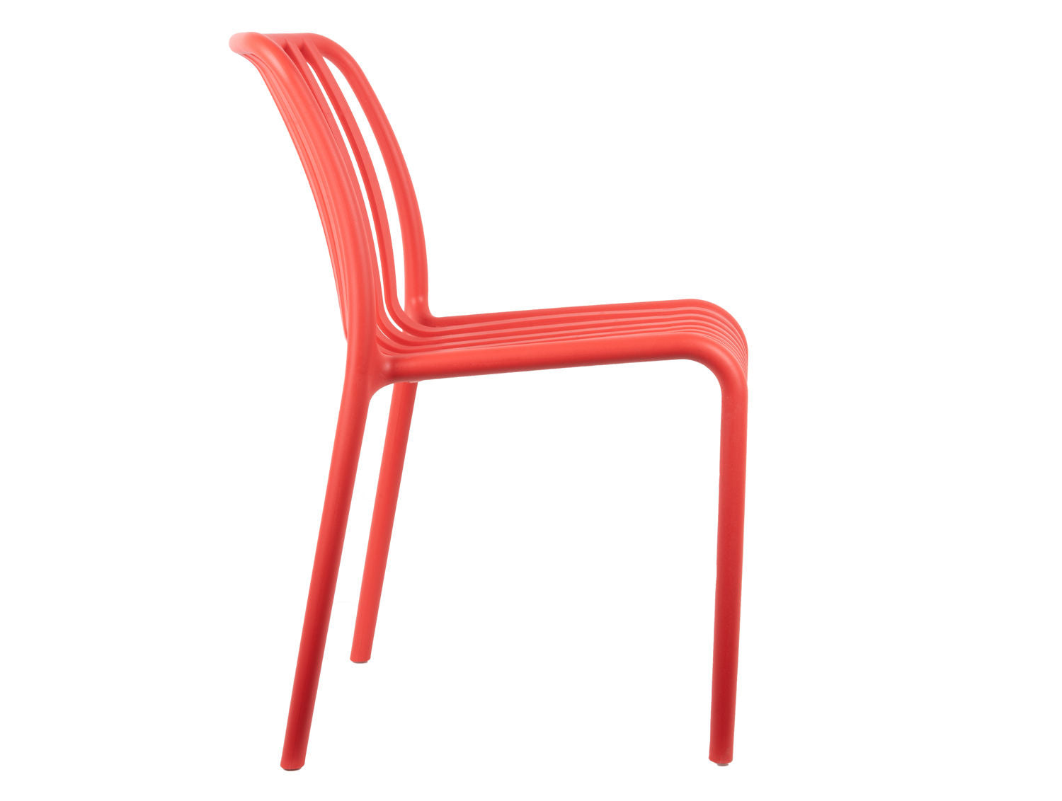 Leitmotiv Chair Glee PP bright red