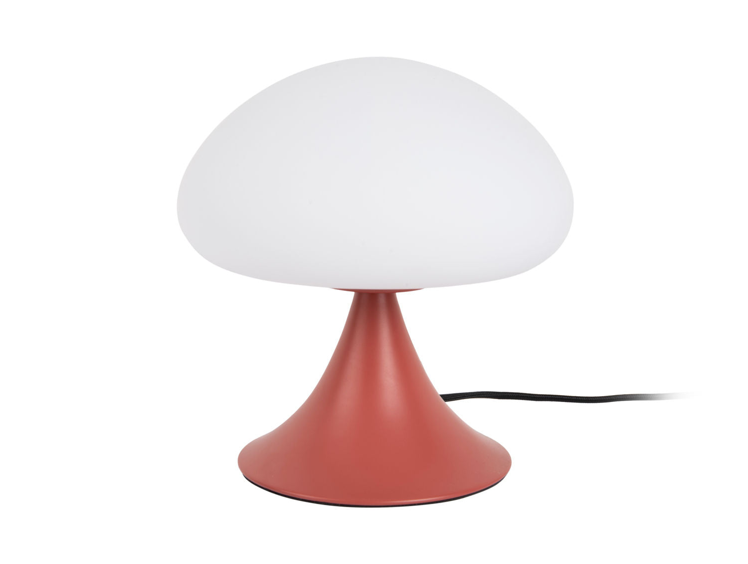 Leitmotiv Table lamp Hongo iron red ochre