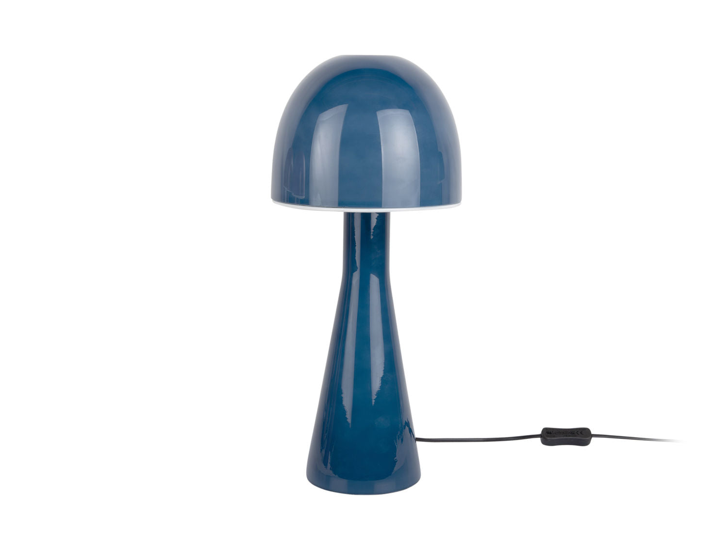 Leitmotiv Bordlampe Bombin glas klassisk blå