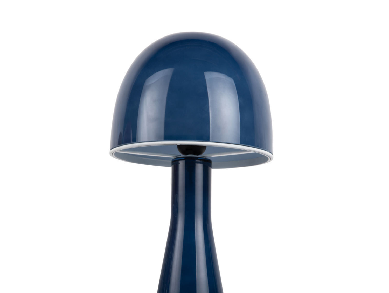 Leitmotiv Bordlampe Bombin glas klassisk blå