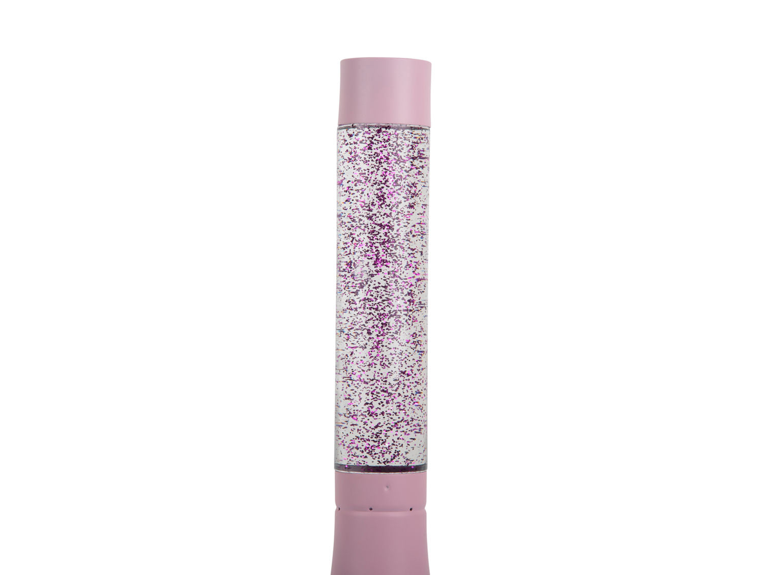 Leitmotiv Bordlampe Astro Glitter blød pink m. lys pink glitter