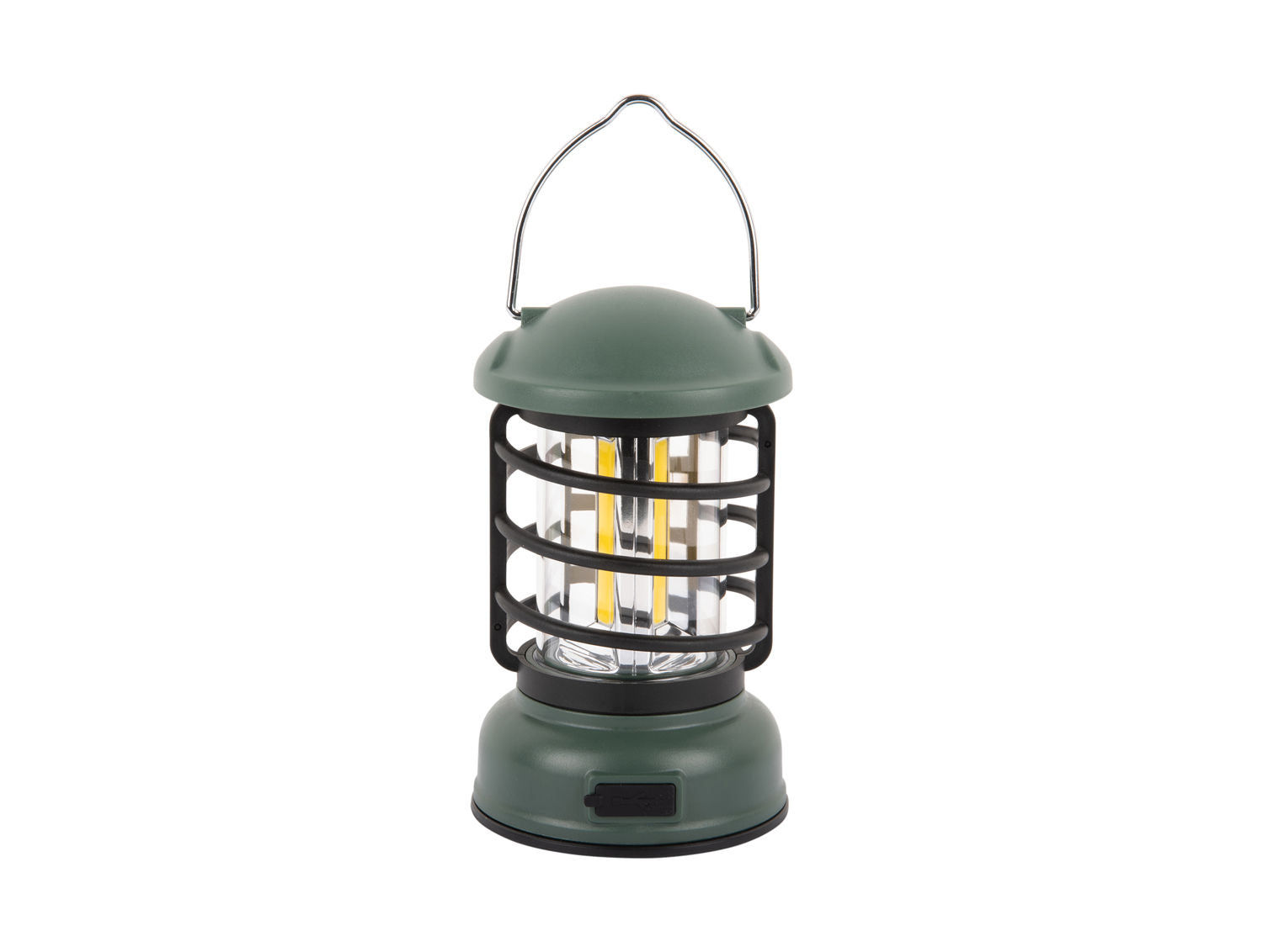 Leitmotiv Bordlampe Camping Lantern LED junglegrøn