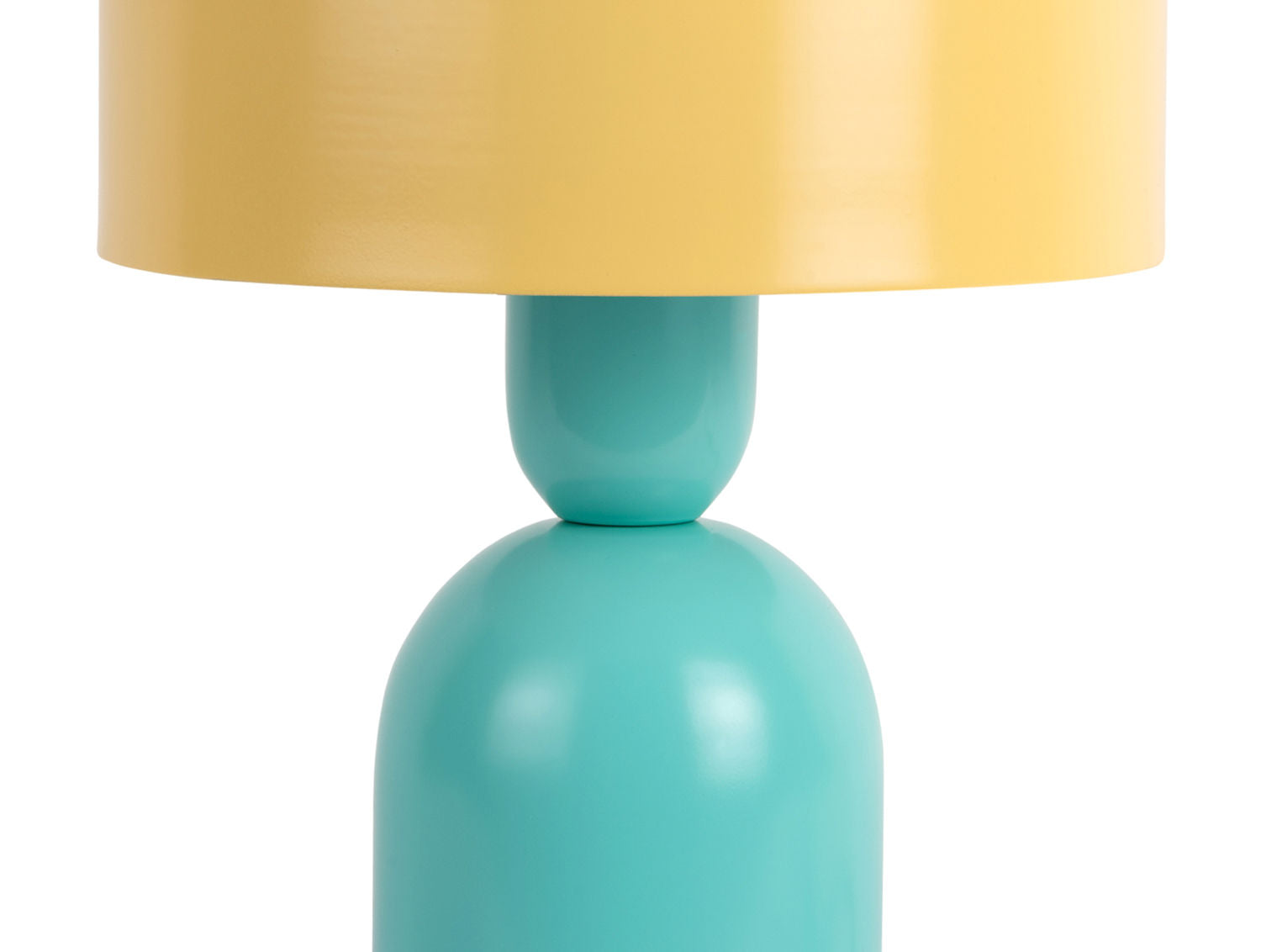 Leitmotiv Table lamp Double Funky turquoise blue w. soft yellow