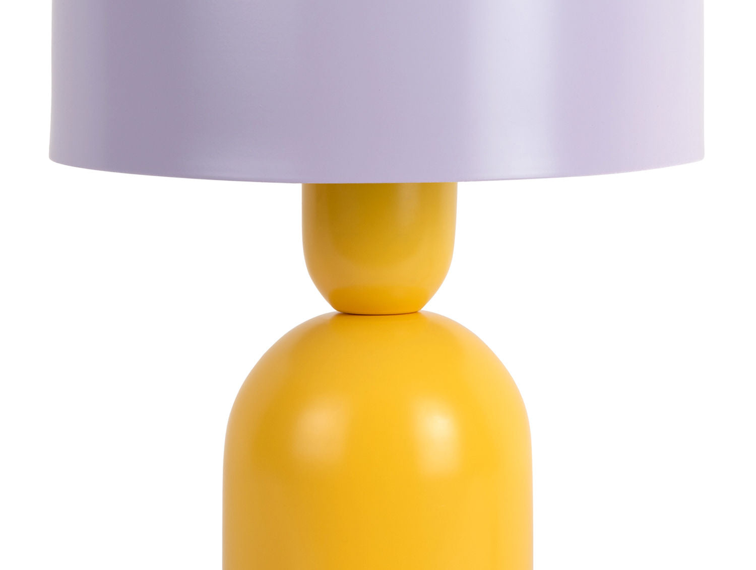 Leitmotiv Table lamp Double Funky bright yellow w. soft purple