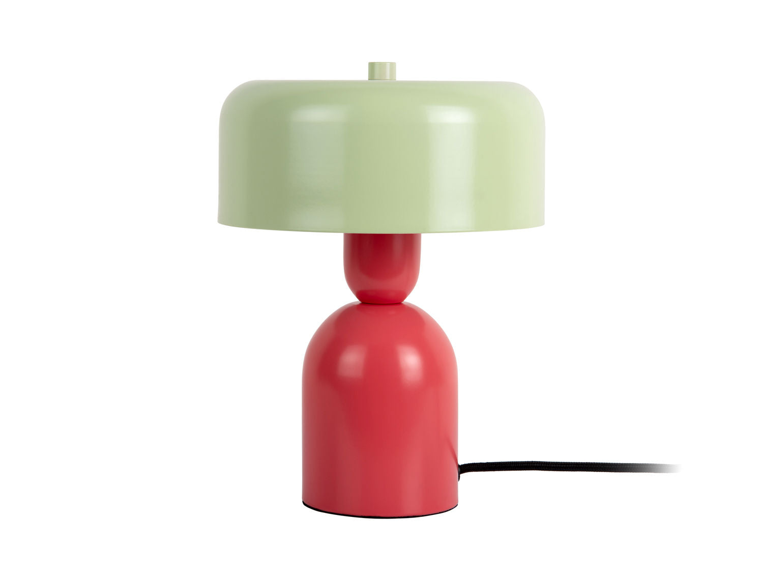 Leitmotiv Bordlampe Double Funky scarlet red m. blød grøn