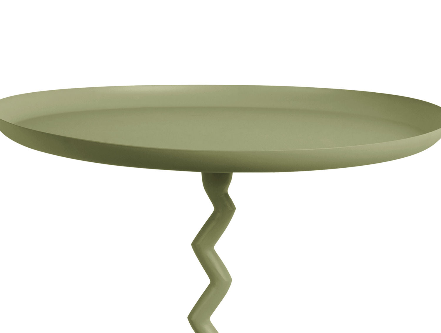Leitmotiv Sidebord Zig Zag medium armygrøn
