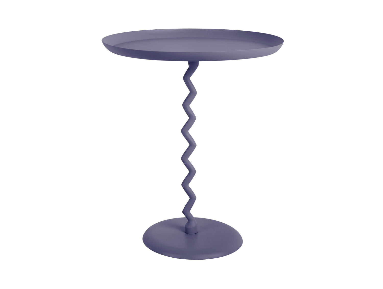 Leitmotiv Sidebord Zig Zag stort natblåt