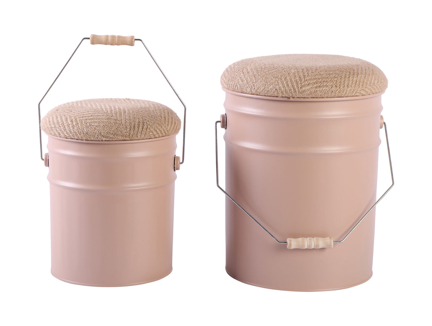 Leitmotiv Taburet sæt Buckets soft brown