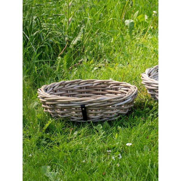 Maxi rund Rattanbakke - kubu - 1xØ85x17 cm