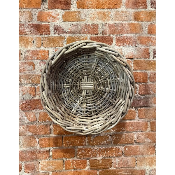 Maxi rund Rattanbakke - kubu - 1xØ85x17 cm