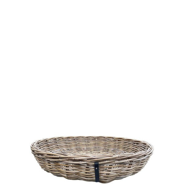 Maxi rund Rattanbakke - kubu - 1xØ85x17 cm