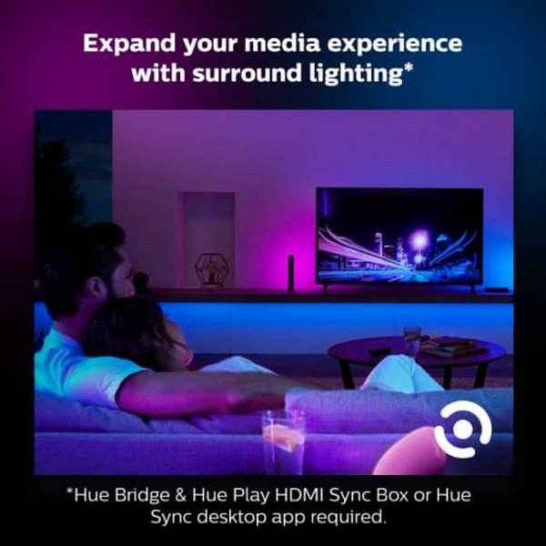 Philips Hue Lightstrip Plus V4 LED White Color Ambiance 2 meter startsæt
