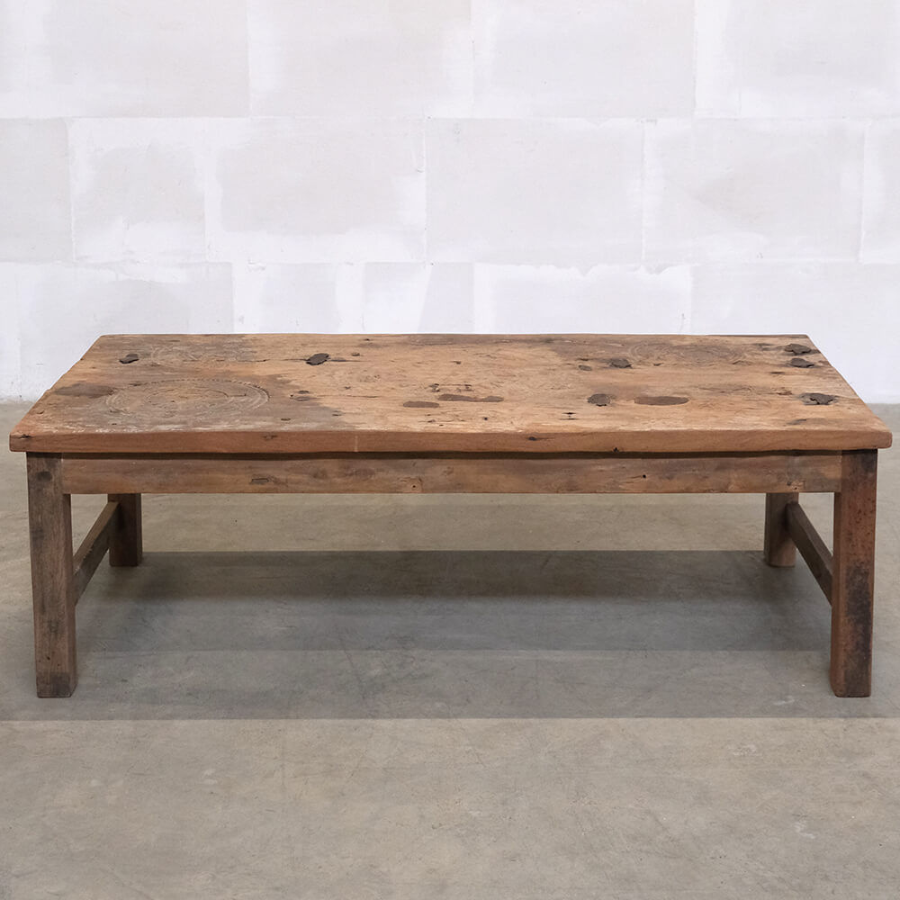 Trademark Living Sofabord af gammel udskåret dør