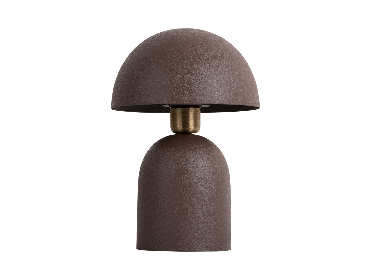 Leitmotiv Bordlampe Boaz jerntekstureret chokoladebrun