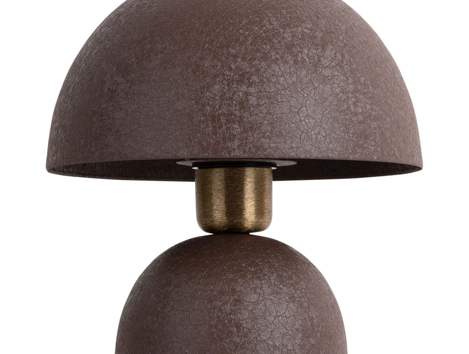 Leitmotiv Bordlampe Boaz jerntekstureret chokoladebrun