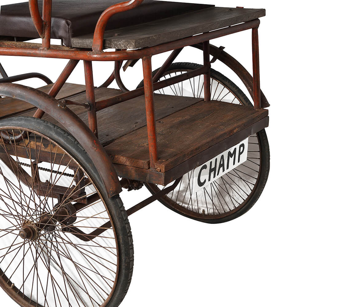 Trademark Living Autentisk rickshaw