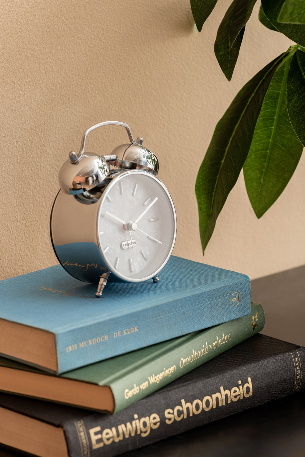 Karlsson Vækkeur Pearl Glow forkromet
