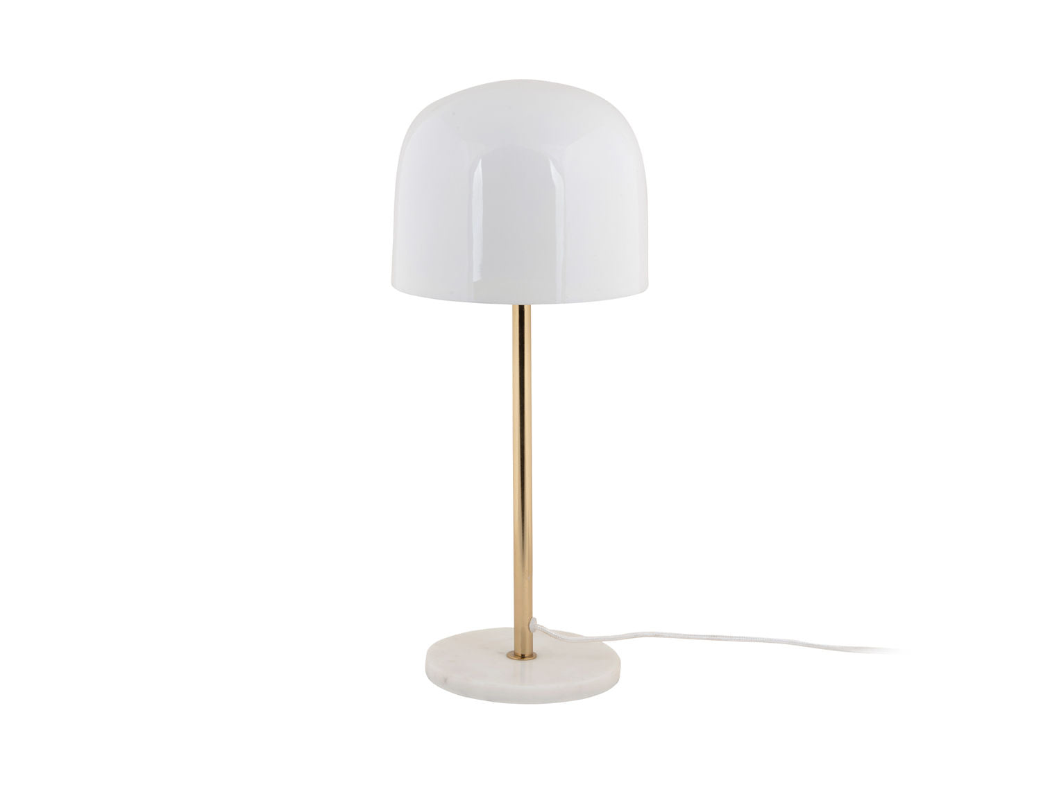 Leitmotiv Bordlampe Manta emalje hvid