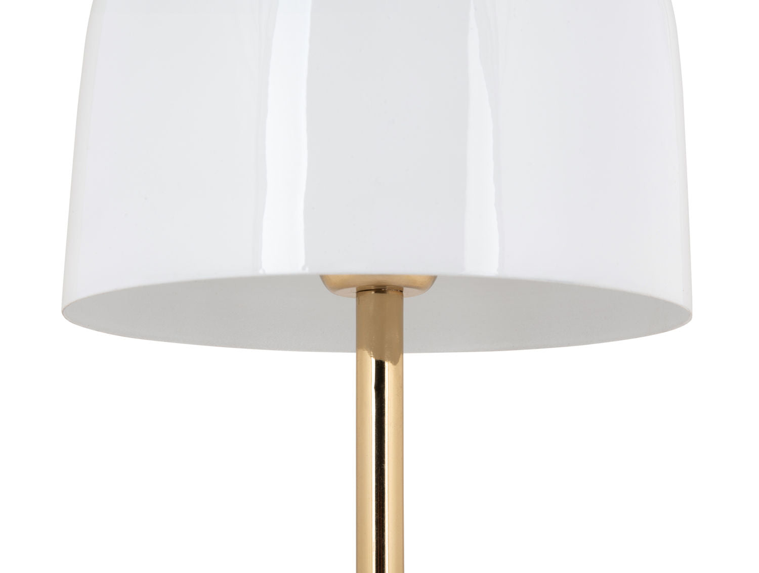 Leitmotiv Bordlampe Manta emalje hvid