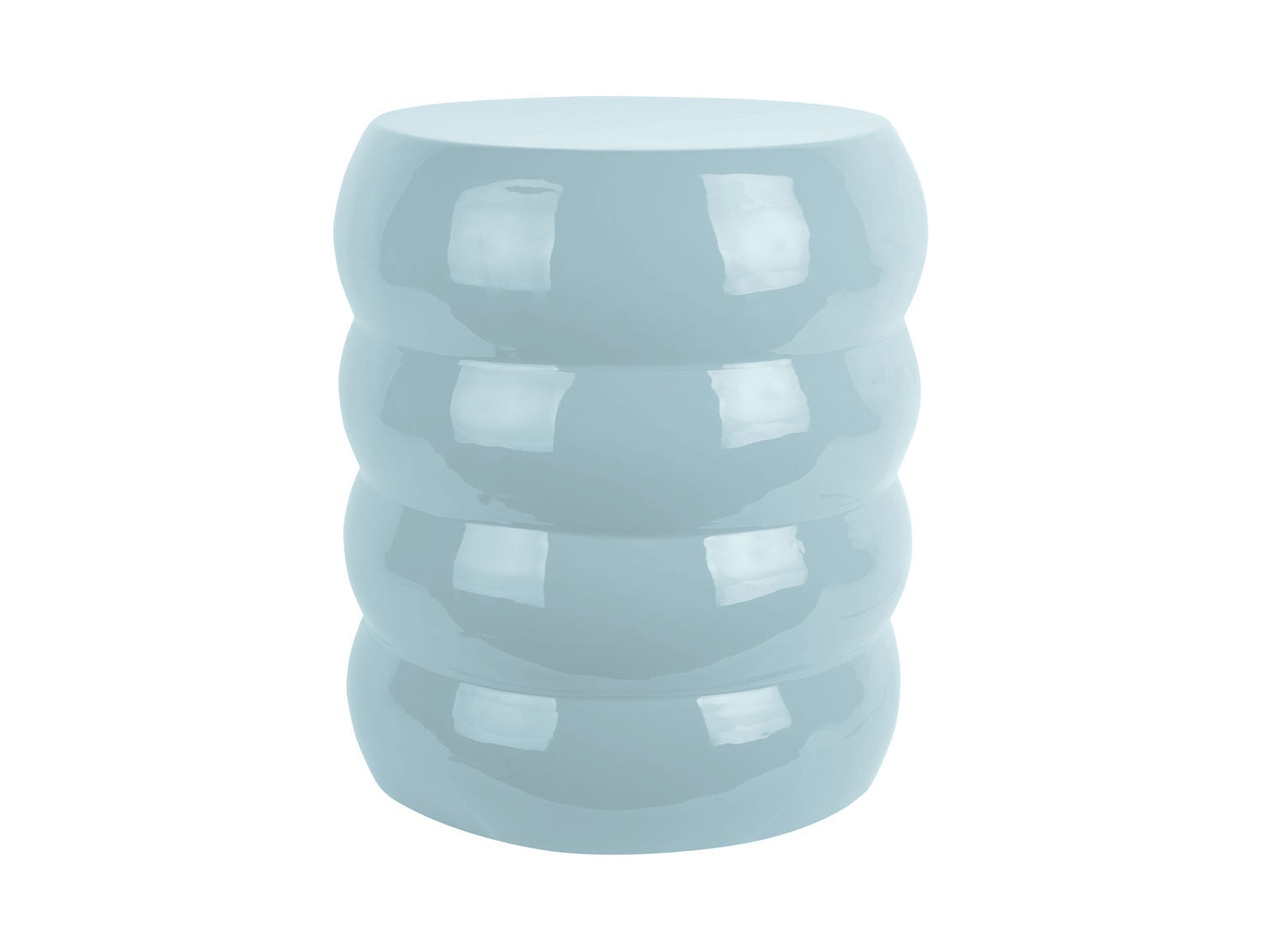 Leitmotiv Taburet Jill enamel misty blue