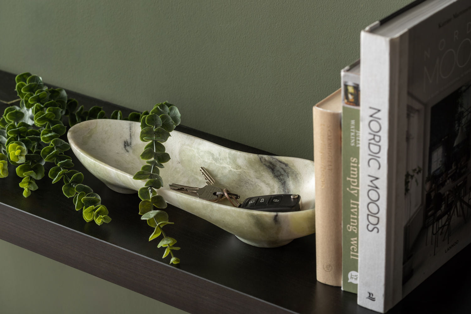 nutid Skål Økologisk stor marmor himalaya grøn