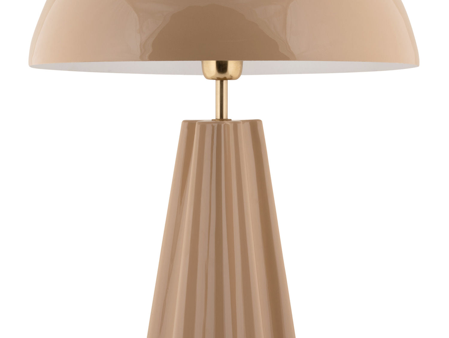 Leitmotiv Bordlampe Amplio XL emalje blød brun
