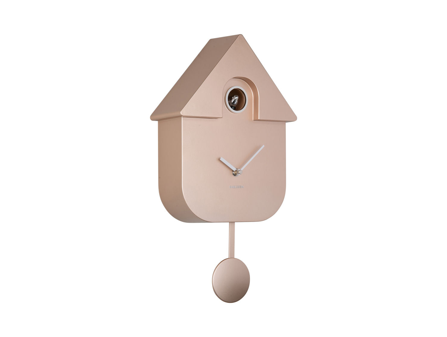 Karlsson Vægur Modern Cuckoo ABS metallisk rosa guld
