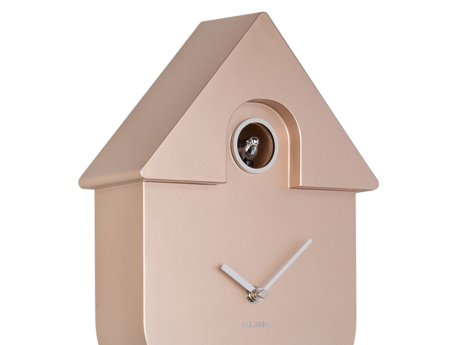 Karlsson Vægur Modern Cuckoo ABS metallisk rosa guld